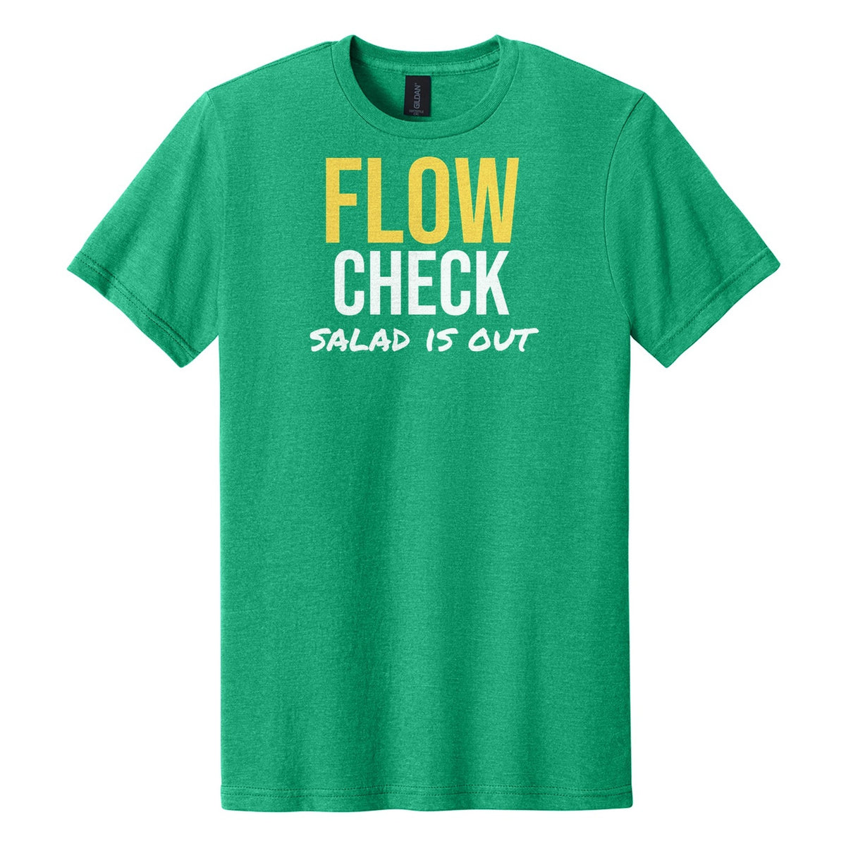 Flow Check hockey tee in Kelly Mist