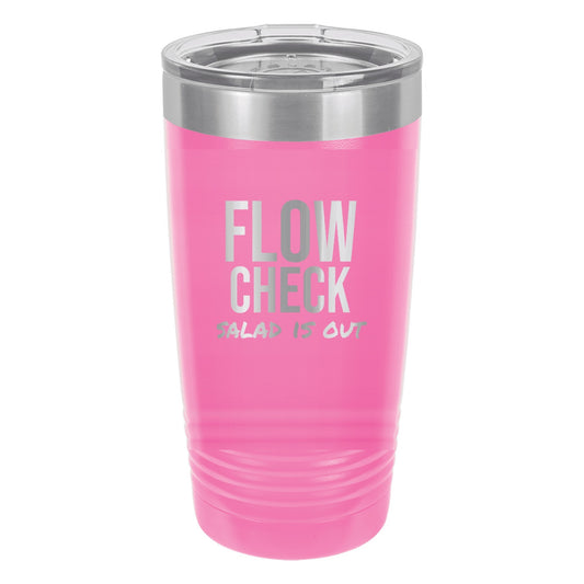 Flow Check hockey tumbler in Pink