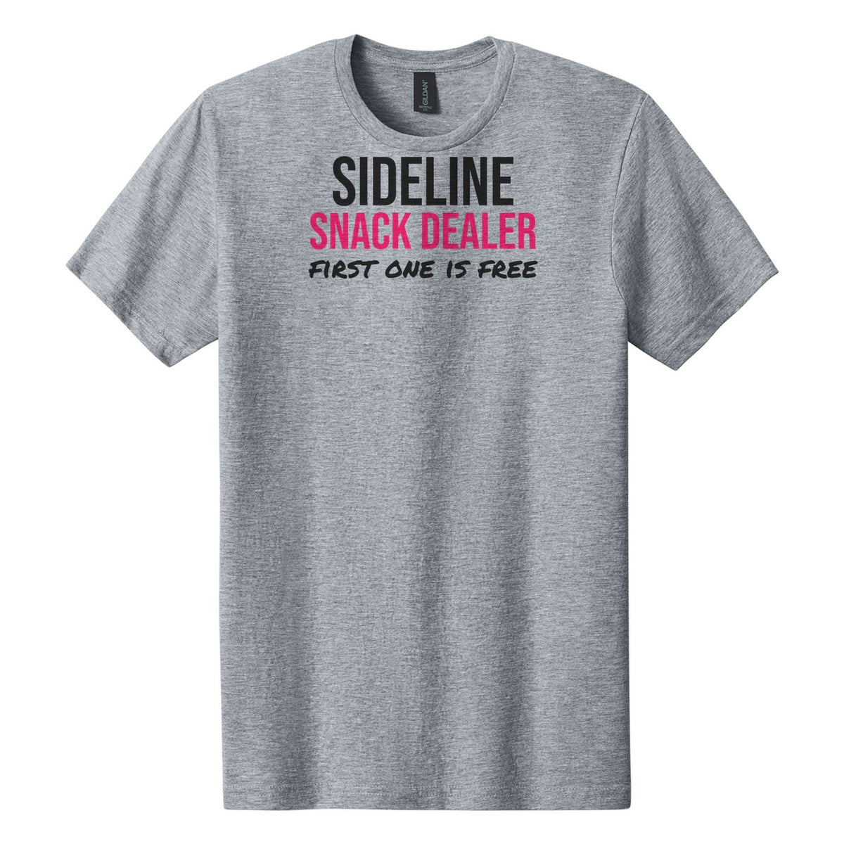 Sideline Snack Dealer tee in Ring Spun Sport Grey