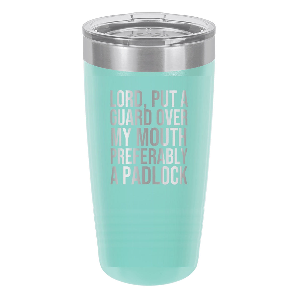 Lord, Put a Guard Over My Mouth. Preferably a Padlock tumbler in Teal