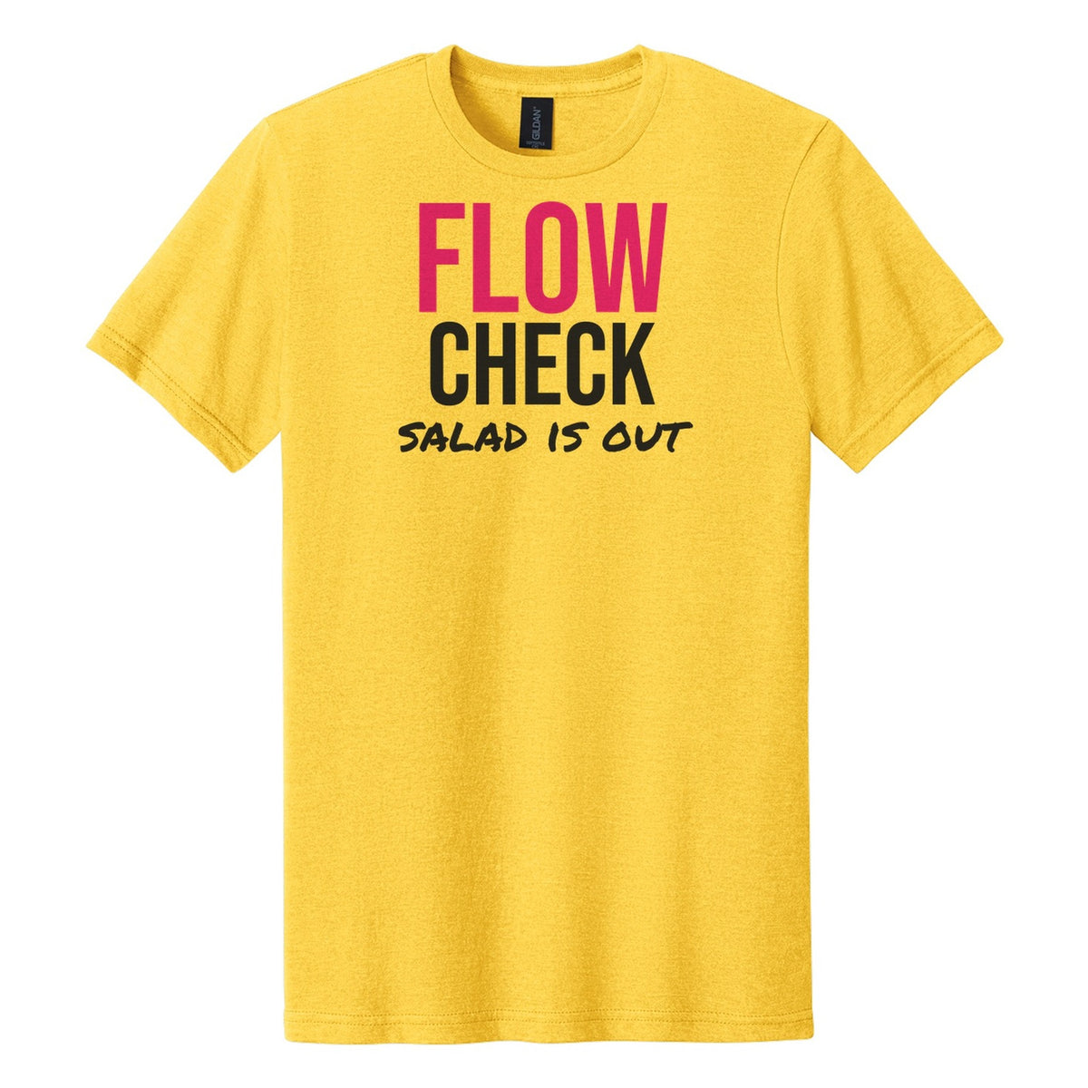 Flow Check hockey tee in Daisy Mist