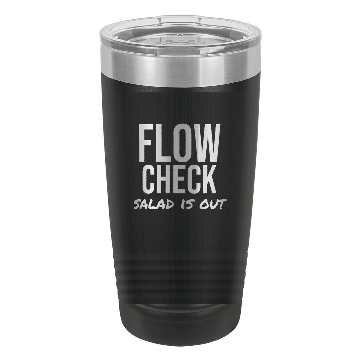 Flow Check hockey tumbler in Black