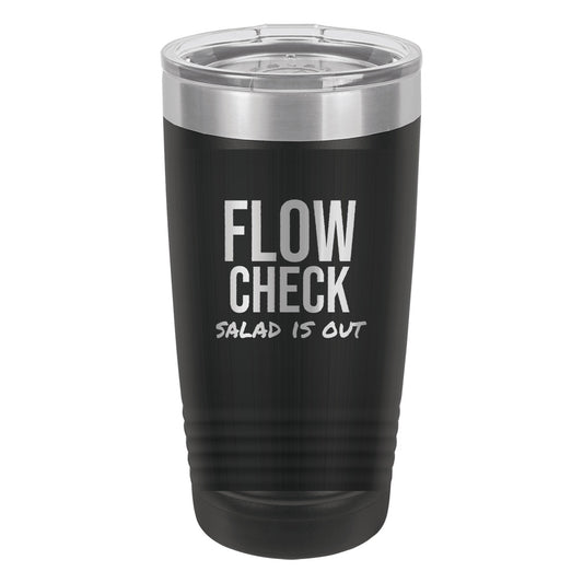 Flow Check hockey tumbler in Black