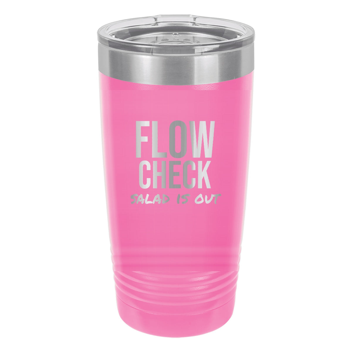 Flow Check hockey tumbler in Pink