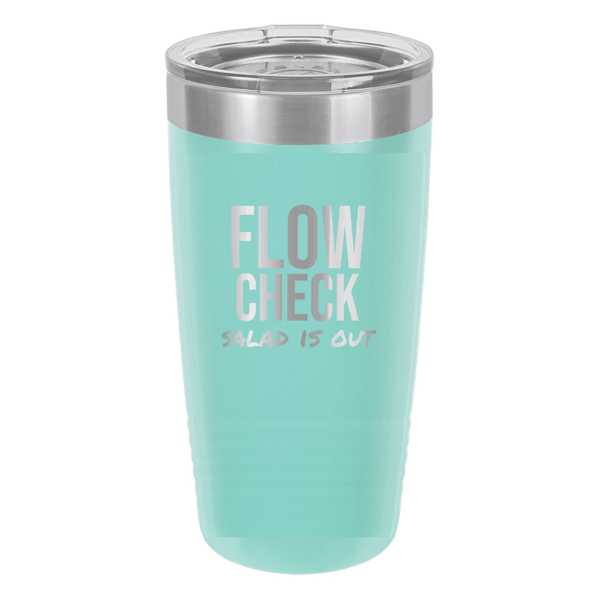Flow Check hockey tumbler in Teal