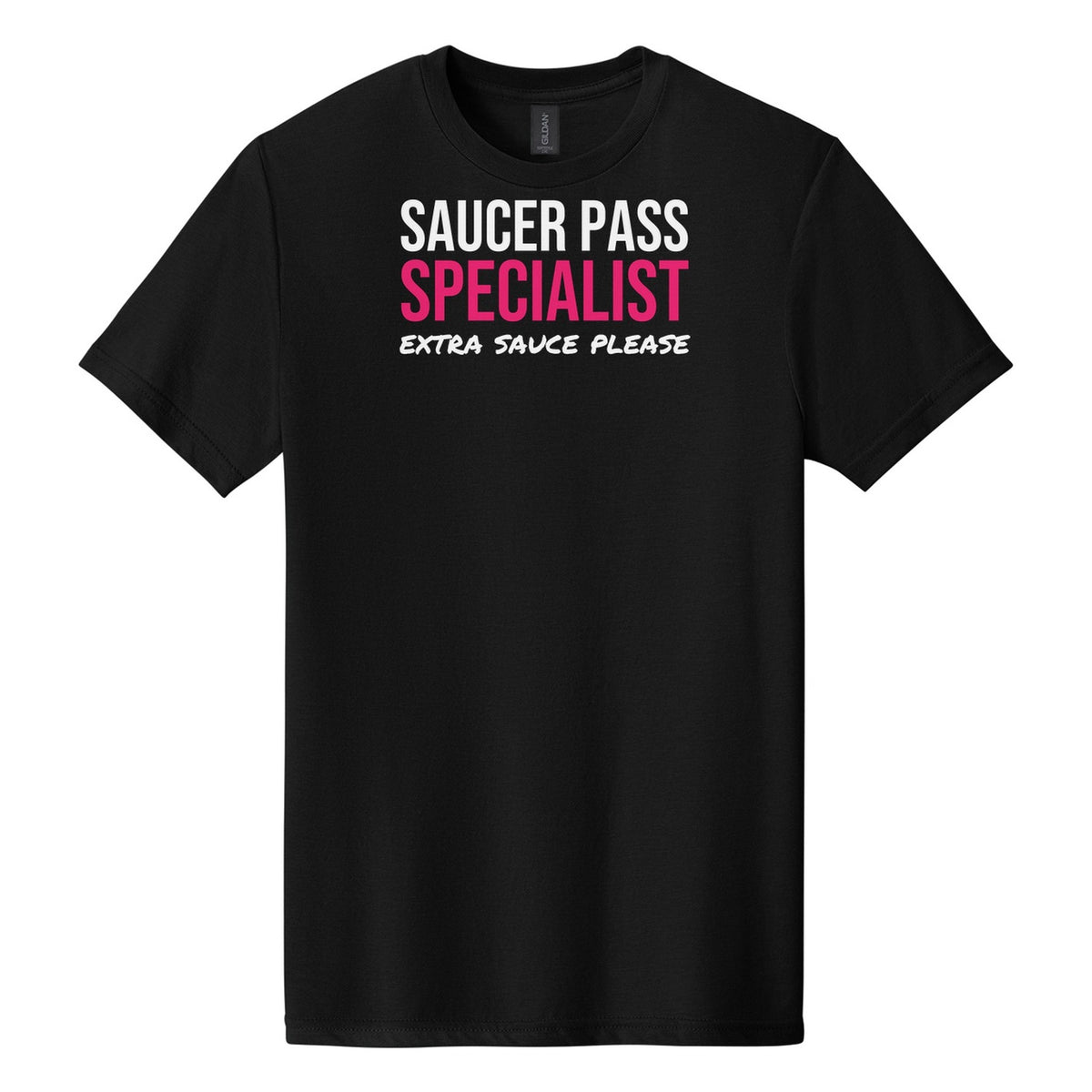 Saucer Pass Specialist hockey tee in Pitch Black