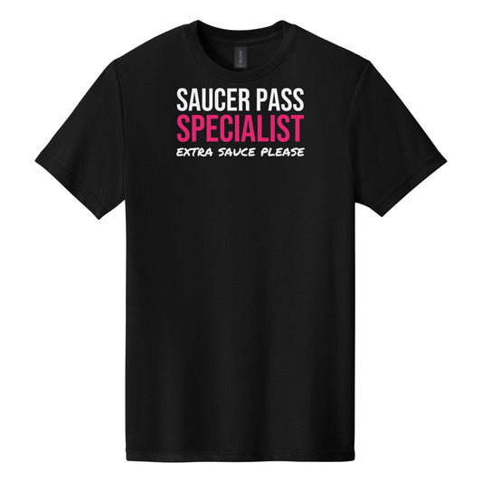 Saucer Pass Specialist hockey tee in Pitch Black