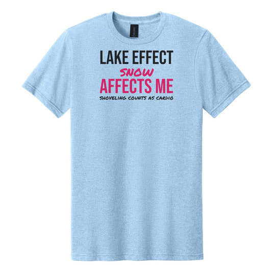 Lake Effect Affects Me tee on Gildan Softstyle CVC 64000CVC in Light Blue Mist