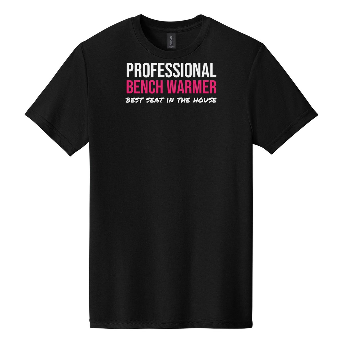 Professional Bench Warmer tee in Pitch Black