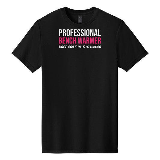 Professional Bench Warmer tee in Pitch Black