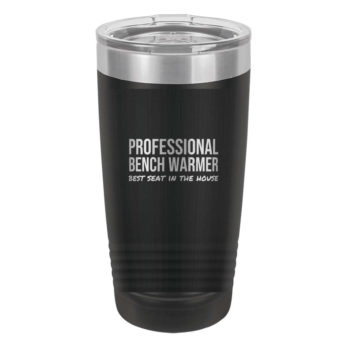 Professional Bench Warmer tumbler in Black