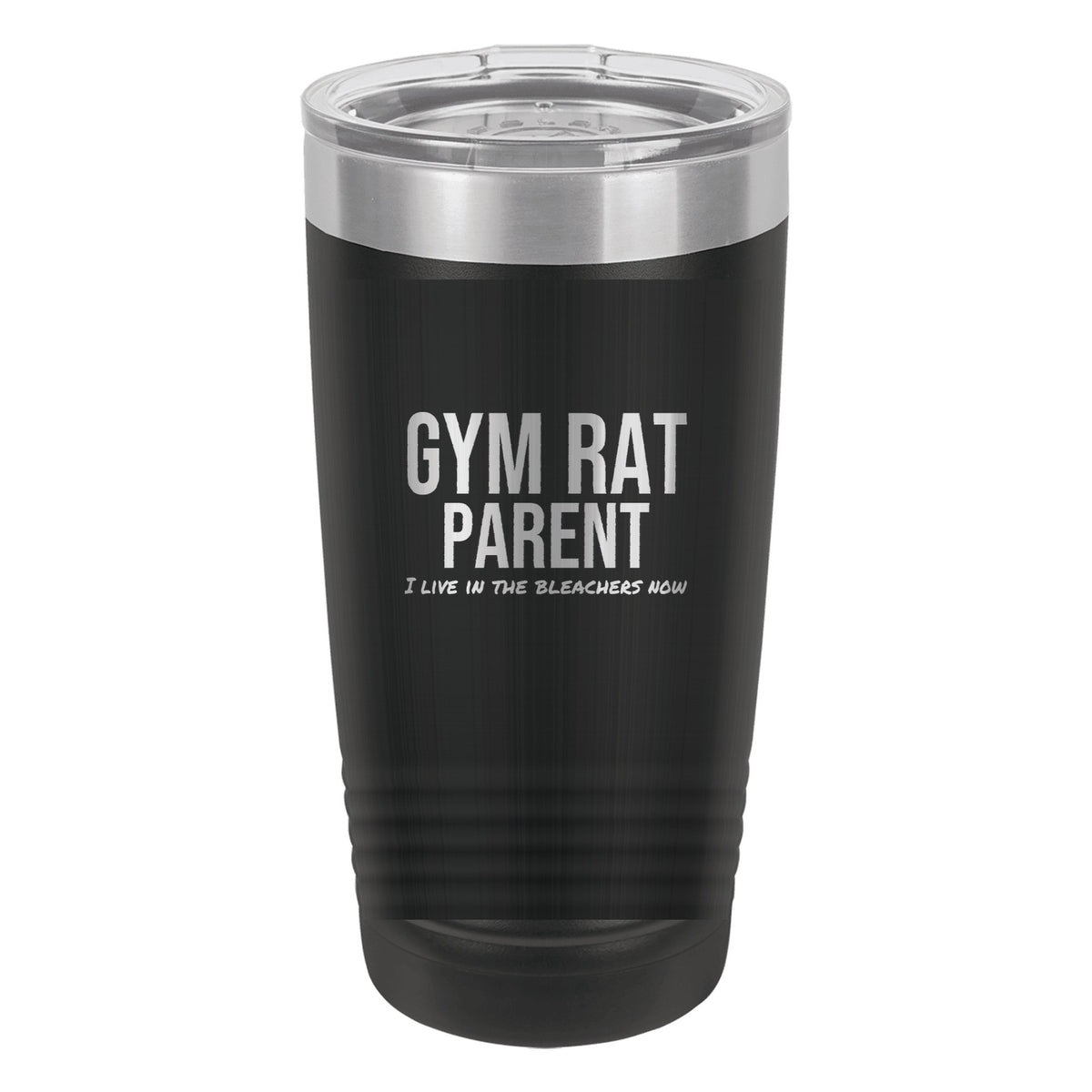 Gym Rat Parent tumbler in Black