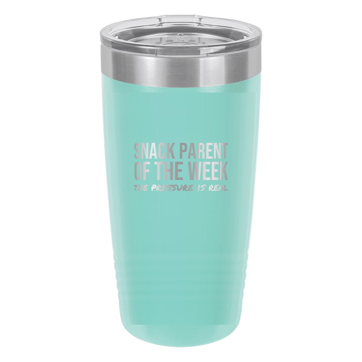 Snack Parent Of The Week tumbler in Teal