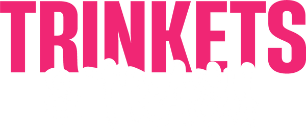 Trinkets & Trash logo bright pink